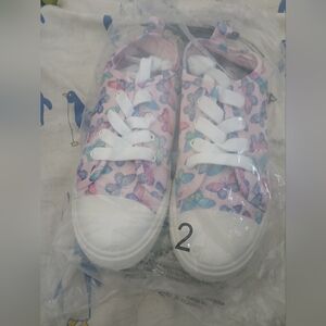 Ardene Kids Pink Butterfly Sneakers
